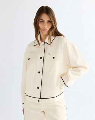 Relaxed Cowgirl Jacket in Egret