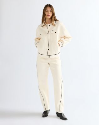 Relaxed Cowgirl Jacket in Egret