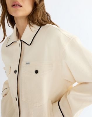 Relaxed Cowgirl Jacket in Egret