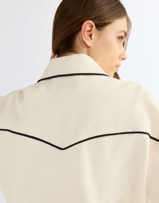 Relaxed Cowgirl Jacket in Egret