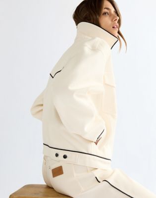 Relaxed Cowgirl Jacket in Egret
