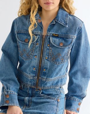 Super Wrangler Regular Jacket in Cowboy Fade