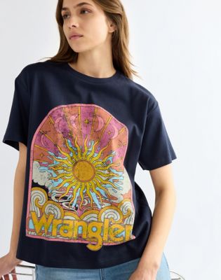 Relaxed Girlfriend Tee in Dark Sapphire