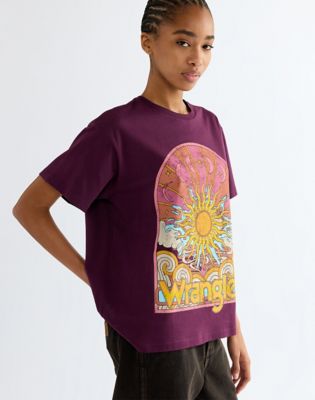 Relaxed Girlfriend Tee in Potent Purple