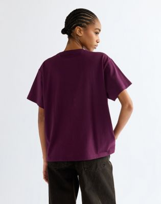 Relaxed Girlfriend Tee in Potent Purple