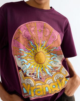 Relaxed Girlfriend Tee in Potent Purple