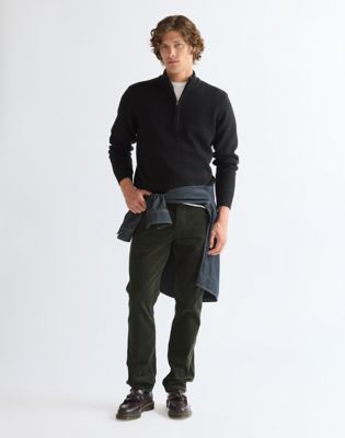 Greensboro Corduroy Straight Trousers in Rosin