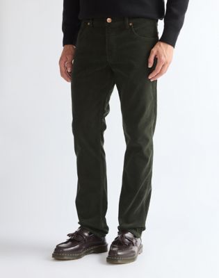 Greensboro Corduroy Straight Trousers in Rosin