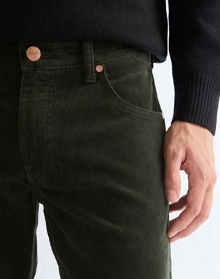 Greensboro Corduroy Straight Trousers in Rosin