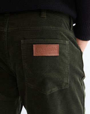 Greensboro Corduroy Straight Trousers in Rosin