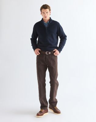 Texas Straight Trousers in Chocolate Torte