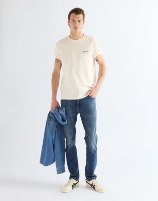 Regular Graphic Tee in Egret