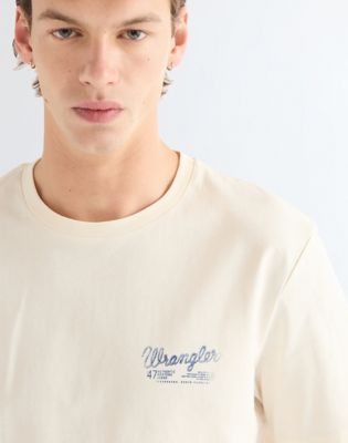 Regular Graphic Tee in Egret