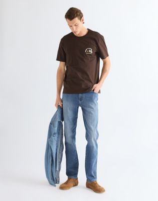 Texas Slim Low Stretch Jean in Sun Lit