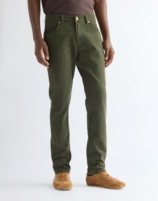 Wrangler Larston obcisłe Tapered Trousers Rosin