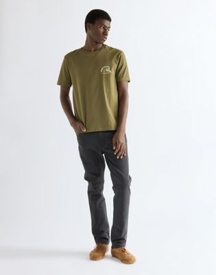 Larston Slim Tapered Trousers in Jet Black