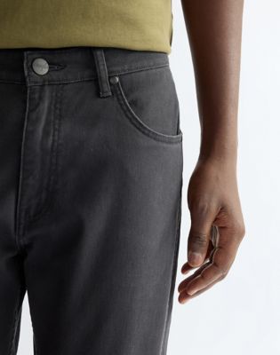 Larston Slim Tapered Trousers in Jet Black