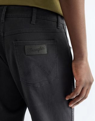 Larston Slim Tapered Trousers in Jet Black