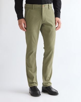 Wrangler Regular Chino Trousers zgadzony olwkowy