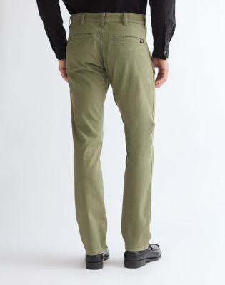 Regular Chino Trousers in Dusty Olive