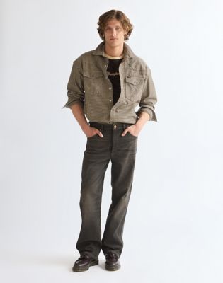 Loose Straight Jean in Dune Break