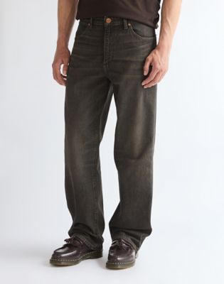 Loose Straight Jean in Dune Break