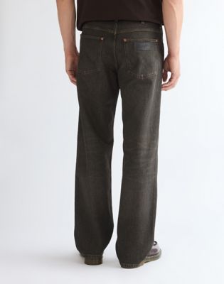 Loose Straight Jean in Dune Break