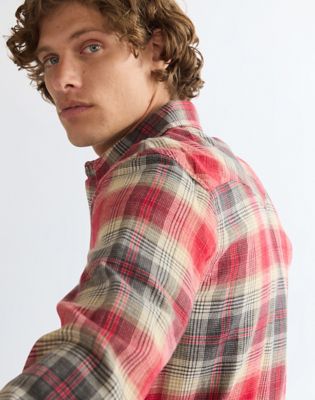 Regular Western Shirt in Chili Pepper