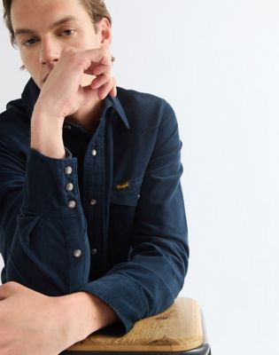 Regular Western Shirt in Dark Sapphire