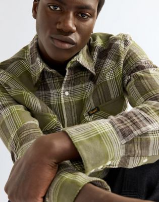 Regular Western Shirt in Pesto