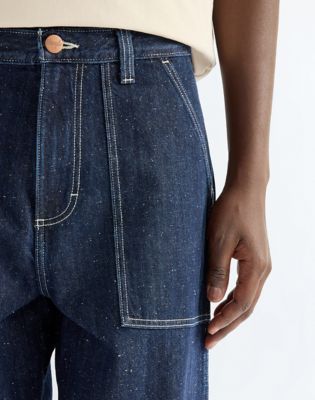 Relaxed Work Trousers in Indigo Nep