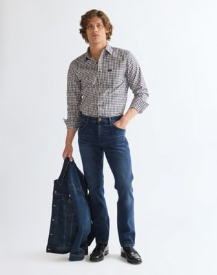 Greensboro Straight Low Stretch Jean in Frozen Night