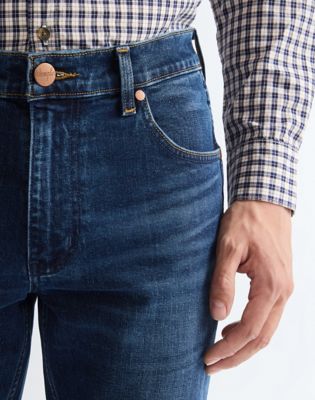 Greensboro Straight Low Stretch Jean in Frozen Night