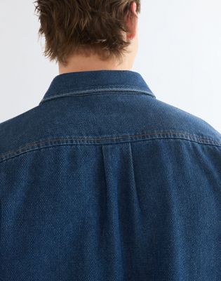 Regular One Pocket Shirt in Dark Wash