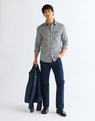 Regular One Pocket Shirt in Blue