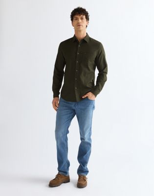 Regular One Pocket Shirt in Rosin
