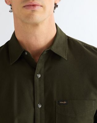 Regular One Pocket Shirt in Rosin