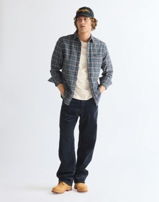 Regular One Pocket Shirt in Dark Navy