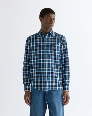 Regular One Pocket Shirt in Light Indigo