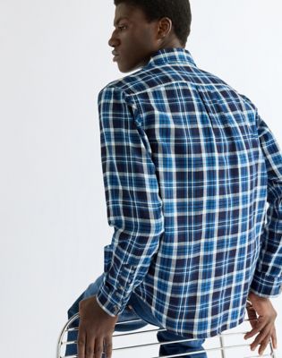 Regular One Pocket Shirt in Light Indigo