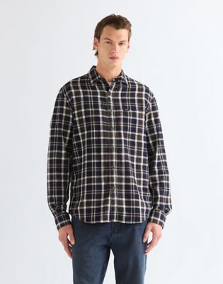 Regular One Pocket Shirt in Dark Indigo