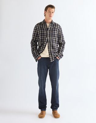 Regular One Pocket Shirt in Dark Indigo