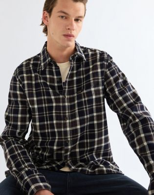 Regular One Pocket Shirt in Dark Indigo