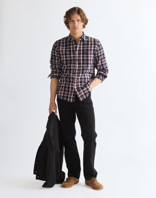 Regular One Pocket Shirt in Rose Indigo