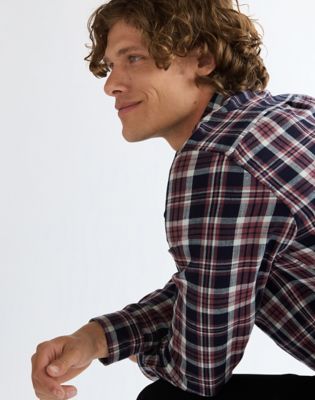 Regular One Pocket Shirt in Rose Indigo