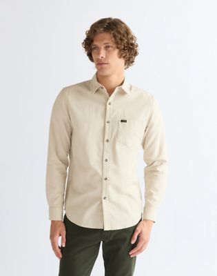 Regular One Pocket Shirt in Pelican