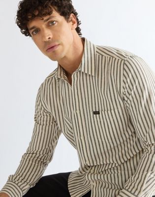 Regular One Pocket Shirt in Rosin