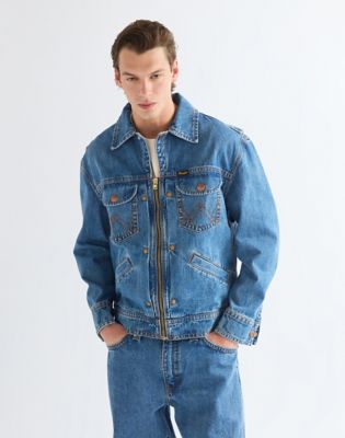 Super Wrangler Jeans Relaxed Jacket in Cowboy Fade