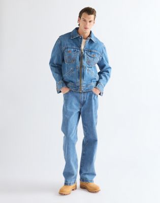 Super Wrangler Jeans Relaxed Jacket in Cowboy Fade