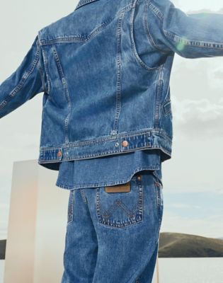 Super Wrangler Jeans Relaxed Jacket in Cowboy Fade